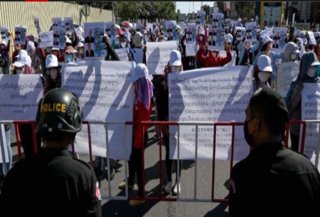 US demands that a Cambodian labour activist be freed