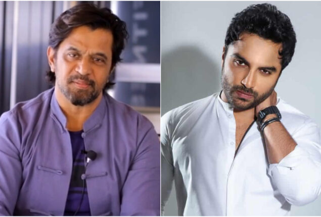 Arjun Sarja and Vishwak Sen argue over a film