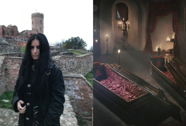 Real-life vampire rests in coffin, thinks opening Transylvania hotel