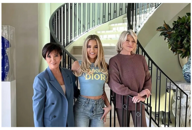 What Martha Stewart discovered when looking into the houses of Khloé Kardashian and Kris Jenner