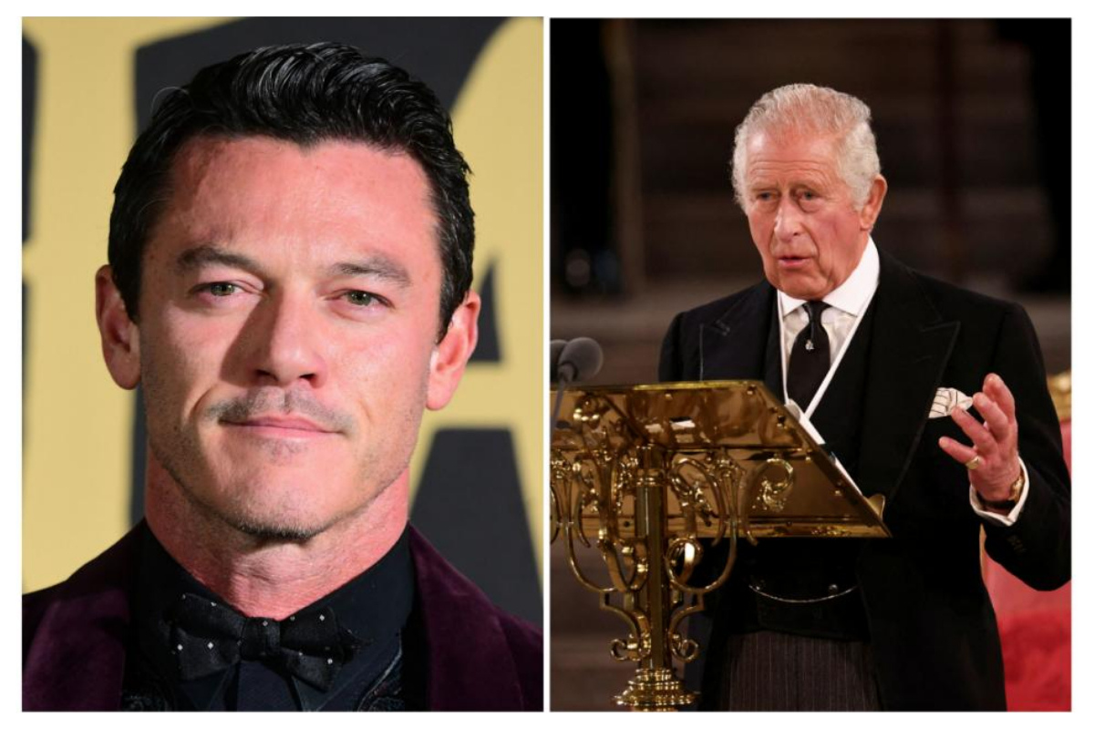 King Charles informs Luke Evans that he is related to' Dracula