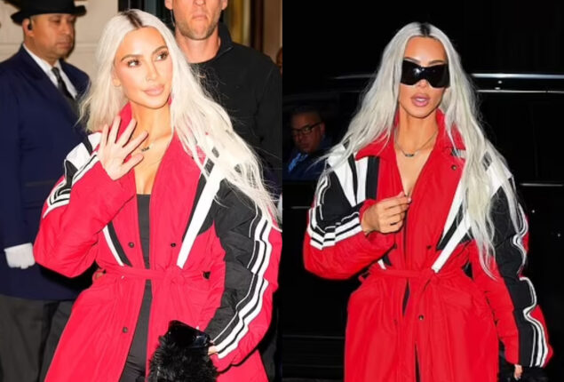 Kim Kardashian shows her fashion credentials in NYC outing