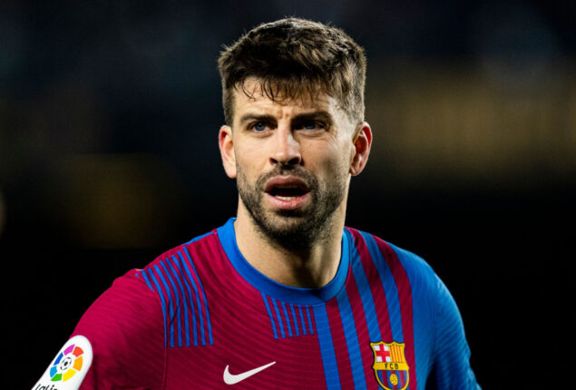 Football star Gerard Piqué of Barcelona will quit playing