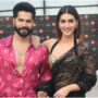 Varun Dhawan & Kriti Sanon at Bhediya promotions in Hyderabad