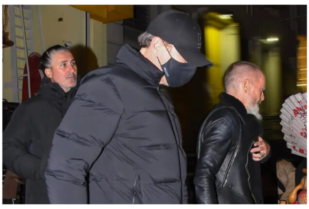 Gigi Hadid and Leonardo DiCaprio were seen exiting the same New York eatery