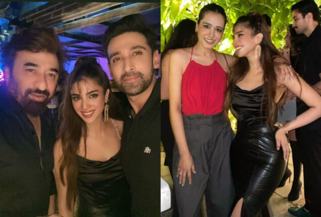 Sonya Hussyn and Mansha Pasha spotted at friend’s birthday party