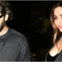 Arjun Kapoor and Malaika Arora twin in black in the city