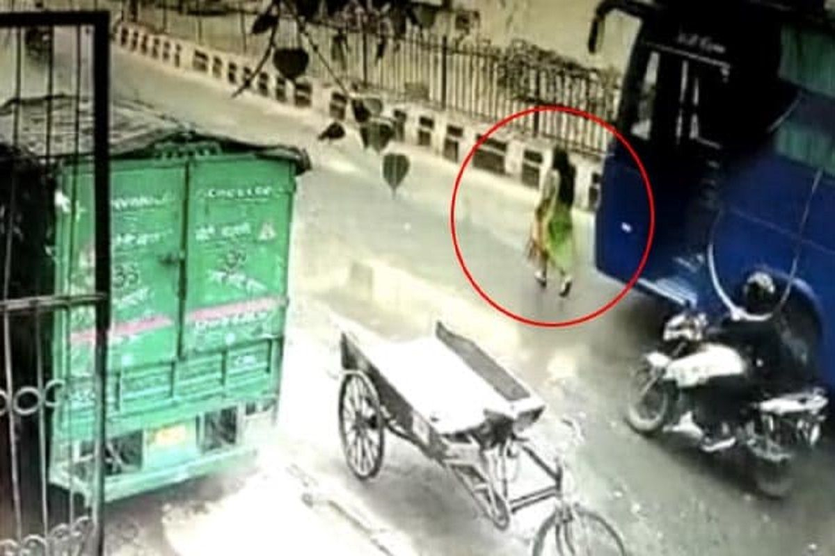 Woman Hit by Bus