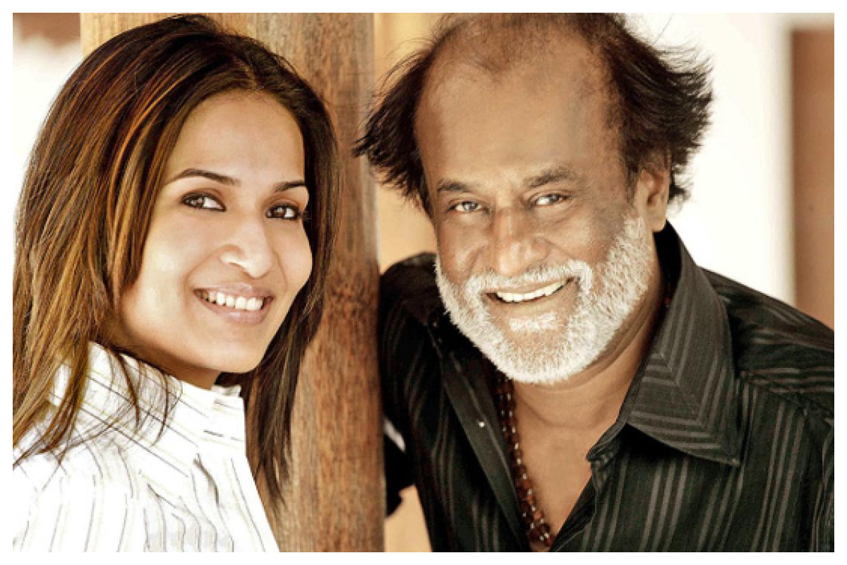 Rajinikanth and daughter