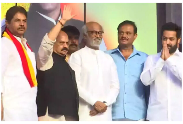Rajinikanth, Jr. NTR honour Puneeth Rajkumar in white