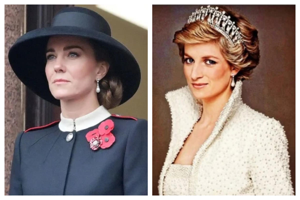 Kate Middleton honours Diana on Remembrance Day