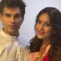 Bipasha Basu poses with Karan Singh Grover, showing her baby bump