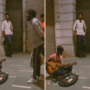 Street Performers Sing “Mann Bharrya” at Delhi’s Connaught Place