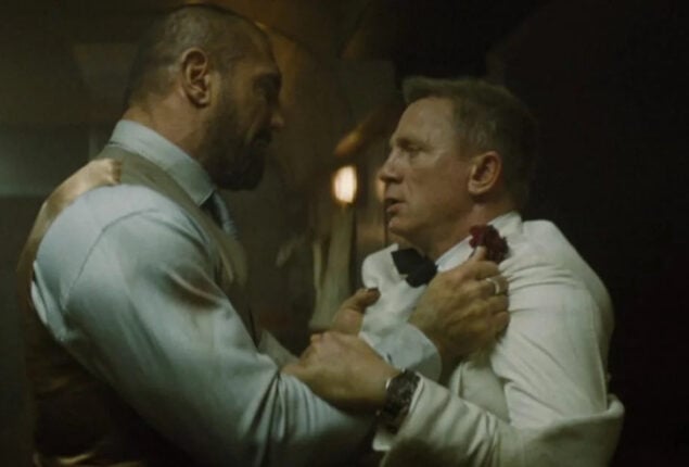 Dave Bautista says Daniel Craig had more fun in Knives out than in James Bond