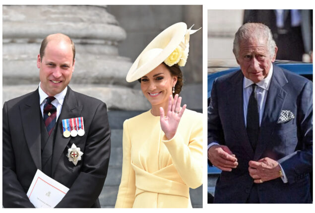 Prince William and Kate Middleton honour King Charles