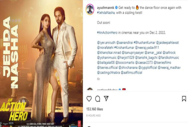 Fans are furious with song Jedha Nasha’s remake with Nora Fatehi