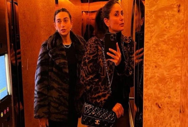 Kareena and Karisma Kapoor pose, do makeup, shops in London