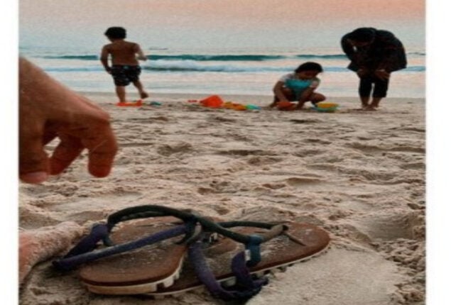Shahid Kapoor shares pic of Mira Rajput and kids on the beach