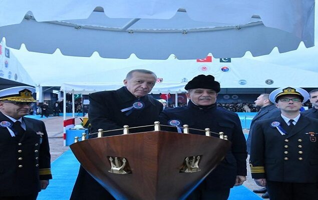Third MILGEM Corvette Ships for Pak Navy launched in Turkiye