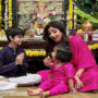 Shilpa Shetty’s son Viaan screams as daughter Samisha pulls hair