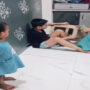 Toddler rushes to protect her brother from mom’s punishment