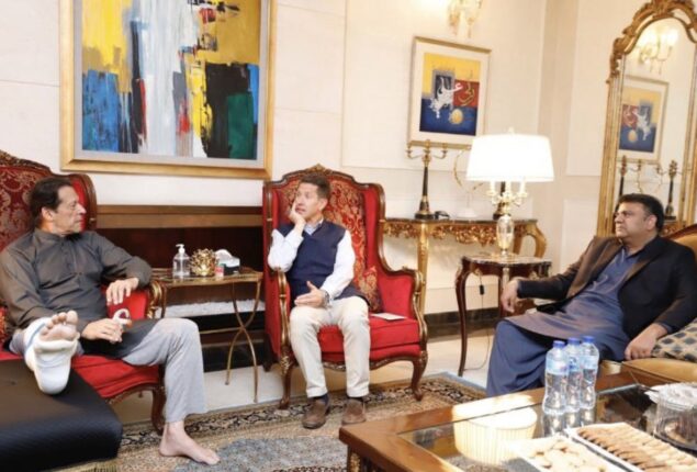British High Commissioner, PCB Chairman call on Imran Khan