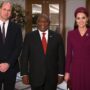 Kate Middleton greets President Cyril Ramaphosa in stunning look