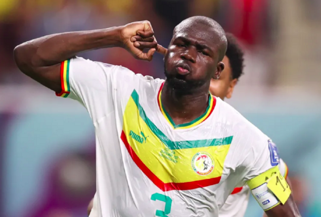 Senegal is qualified for the round of 16 by captain Koulibaly