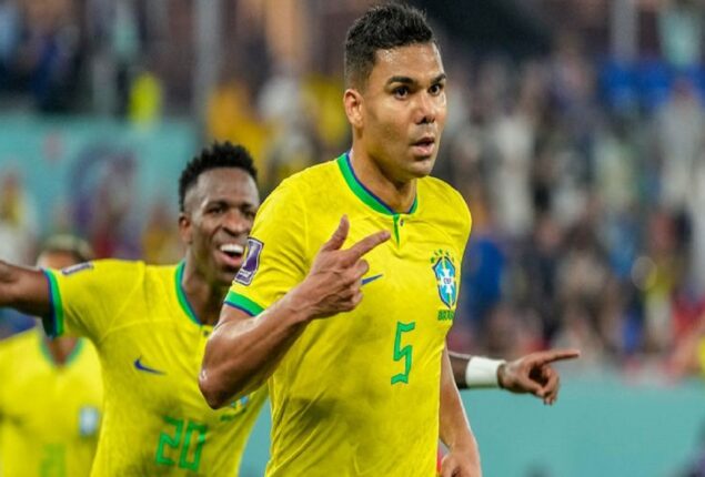 Casemiro’s goal puts Brazil in the round of 16