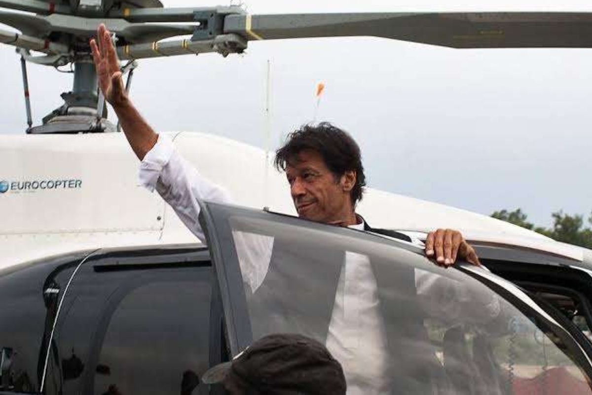 imran khan helicopter