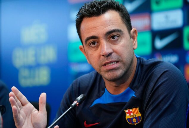 With 16 players away at the World Cup, Xavi has an empty roster