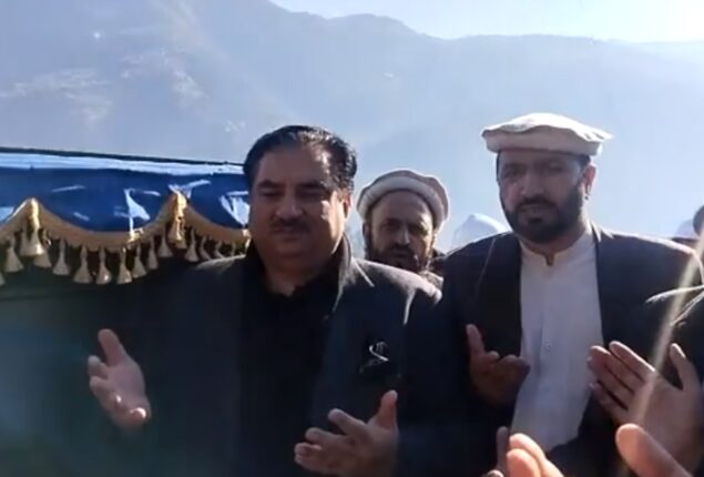 Dastgir inaugurates power transmission line  project in Kaghan