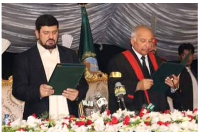 Haji Ghulam Ali takes oath as Governor KP