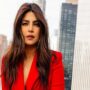 Priyanka Chopra in a Rahul Mishra pantsuit shows she’s always elegant