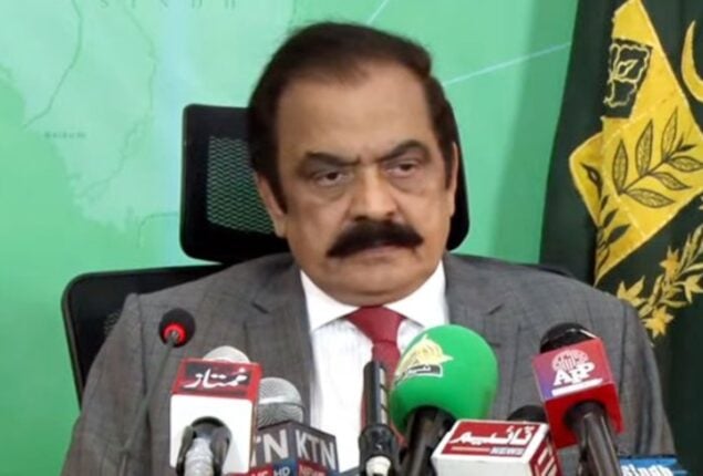 Rana Sanaullah asks PTI to postpone Pindi rally amid security threats