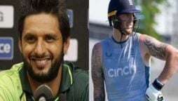 Shahid Afridi welcomes England, thanks Ben Stokes for donation