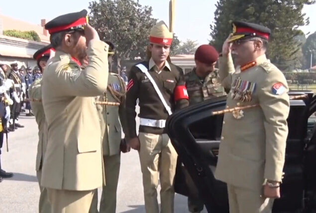 Gen Sahir Shamshad Mirza assumes charge as CJCSC