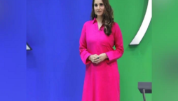 Sania Mirza appears in a new Instagram post wearing a hot pink coord outfit