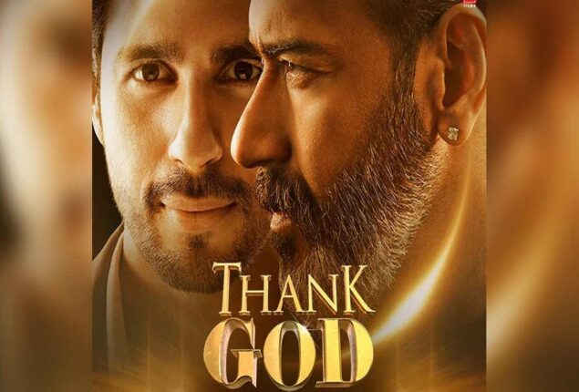 Day 7, “Thank God” by Sidharth Malhotra brings in INR 1.6 crore