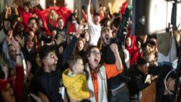 Moroccan fans scuffle with police after defeating Spain