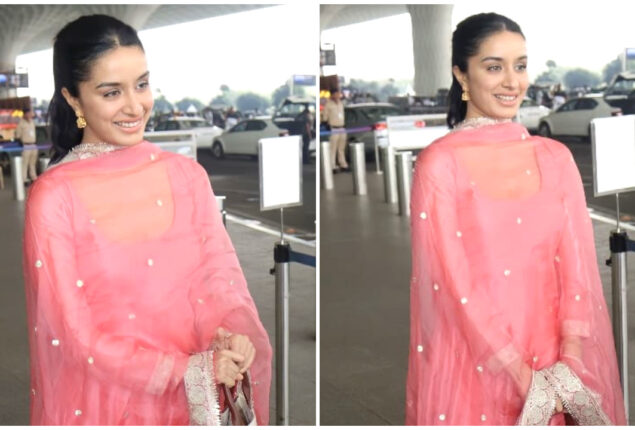 Shraddha Kapoor’s Gopi Vaid attire and bag are fashion highlights