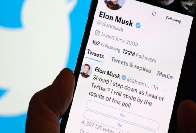 Twitter users voted to remove Elon Musk