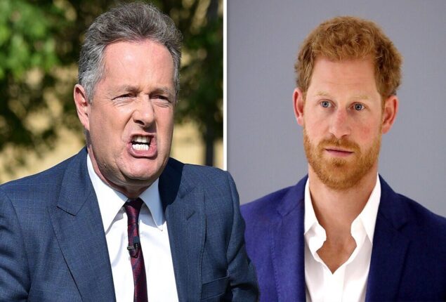 Piers Morgan says Diana would be upset with Prince Harry