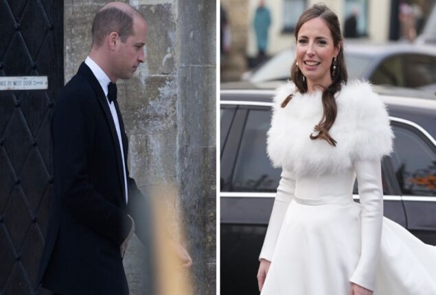 Prince William attends ex-girlfriend’s wedding