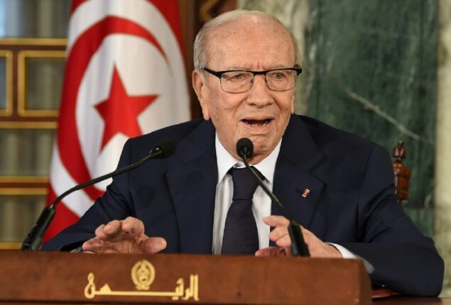 Former Tunisian president warns of Arab volcano