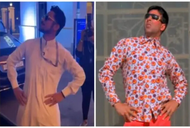 Akshay Kumar watch from car as fan recreate scene of Hera Pheri