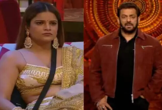 Archana Gautam gets scolded by Salman Khan for her behavior