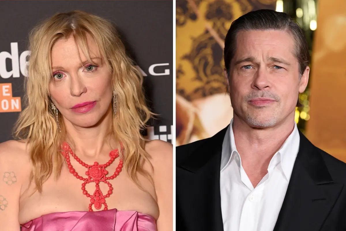 Courtney Love Brad Pitt