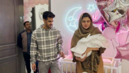 Kanwal & Zulqarnain brings their baby Aizal home, family greets warmly