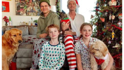 Neil Patrick Harris and David Burtka celebrate Christmas with twins and pets